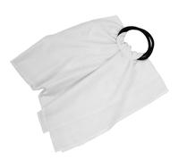 POPETPOP Dubai Men’S White Arab Shemagh Scarf with Black Agal Headband Middle Eastern Turban Arab Costume Accessory for Travel and Traditional Wear