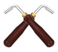 POPETPOP Dulcimer Tuning Wrench Set Suitable for Dulcimer Tuning and Instrument Maintenance for Beginners and Musicians 2pcs Lightweight Stainless Steel Spanner with Precise Adjustment