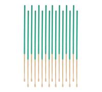 POPETPOP Ear Cleaning Sticks Ear Wax Remover Tools with Comfortable Silicone Grip Bamboo 20pcs Safe and Gentle Rounded Design for Home Use for Onehanded Use Suitable for Senior Citizens