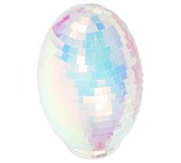POPETPOP Easter Egg Decoration Glass Disco Ball Ornament Mosaic Egg Figurine Table Centerpiece Spring Home Party Decor