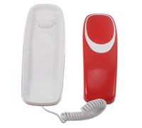 POPETPOP Educational Telephone, Plastic Pretend Play Phone with Rotary Dial, Intellectual Development Feature, for Birthday Gift and Early Learning