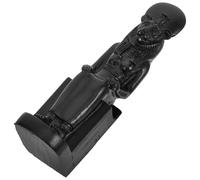 POPETPOP Egyptian Sphinx Resin Statue Black Pharaoh Khufu Pyramid Figurine Ancient Egyptian Sun God Sculpture Home Office Desk Decor