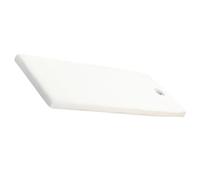 POPETPOP Elastic White Polyester Spa Bed Sheet with Hole for Beauty Salon and Home Use, Skin-Friendly Beauty Bed Cover with Rounded Corners and Stretchable Band