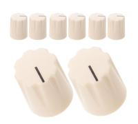 POPETPOP Electric Guitar Knobs Replacement Parts 8pcs Cream White Potentiometer Volume Control for Guitar Accessories