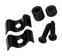 POPETPOP Electric Guitar String Tree Retainer Set and Enhanced Stability Black String Guide with Stainless Steel Mounting Screws Modern Stylish Design for Musicians and Bass Players