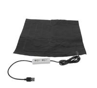 POPETPOP Electric Heating Pad for Pets with Timer and Automatic Switch, Waterproof Fabric Small Heating Mat Providing Instant Warmth for Cats and Small Animals in Crates or Outdoors