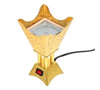 POPETPOP Electric Oud Burner with Arabian Style Vintage Iron Material, Reusable and Sturdy Electric Incense Burner for Home and Tearoom Decorative Use, Not Easy to Break Or Deform