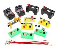 POPETPOP Electricity Circuits Experiment Box Portable Physics Teaching Tool for Junior High School Students Home School Laboratory with Basic Components Random Color