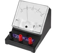 POPETPOP Electricity Experiment Apparatus Ammeter for Physics Lesson, Practical and Sturdy Current Measurement Tool with Plastic Material, for Interactive Play and Learning
