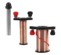 POPETPOP Electromagnetic Induction Coil Kit with Primary and Secondary Coils for Physics Experiments, High School Science Teaching Aid for Electromagnetism and Electricity Demonstrations