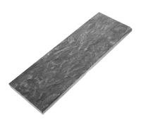 POPETPOP Elegant Black Marble Serving Tray for Food and Fruit Storage with Non-Slip Surface, for Dining Room Or Living Room Use, Sturdy Natural Stone Material for Dessert and Snack Display