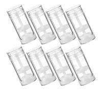 POPETPOP Empty Deodorant Bottles Plastic Twist-up Tubes 8pcs 30ml Refillable Stick Containers for DIY Balm Body Care Travel Use