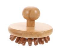 POPETPOP Ergonomic Mushroom-Shaped Wooden Hand Held Massage Tool Lightweight and Compact Handheld Back Massager for Home Use and Relaxation