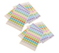 POPETPOP Essential Oil Bottle Cap Labels 20 Sheets Printable Round Stickers Writable Adhesive Mini Dot Stickers for Aromatherapy Container Decoration and Coding