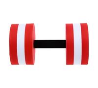 POPETPOP Eva Aquatic Dumbbells for Water Exercise and Weight Loss after Childbirth, Red Floating Barbell with Three-layer Composite Material, Flat and Thick Design for Adults