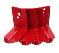 POPETPOP Extinguisher Wall Hanger Fire Extinguisher Mount Bracket L-Shaped Single Hook Iron with Smooth Surface Polished Finish Wall Mounts for Home Safety