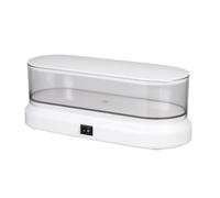 POPETPOP Eyeglass Cleaner Watch Cleaner Compact Abs Lightweight Glasses Clean Box for Home Use with 2 X Aaa Battery