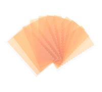 POPETPOP Eyelash Extension Tape Non-Woven Fabric for Eyelash Extension Sessions 10 Sheets Khaki Lash Tape with Flexible Length and Seamless Application Supply