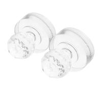 POPETPOP Eyeshadow Pressing Stamper 2Pcs Round Mold with 27Mm Diameter for Blush and Powder Compact Use, for Makeup Artists and Personal Beauty Kits