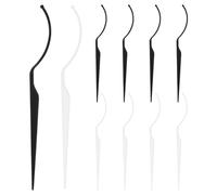 POPETPOP False Eyelash Display Holder Sticks Modern Sl esign and Smooth 10pcs with View Acrylic Material for Eyelash Styling and Display