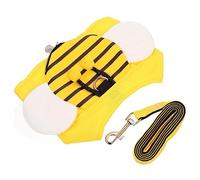 POPETPOP Fashionable Dog Harness and Cat Leash Set Washable for Pet Supplies Small Size Easy to Use