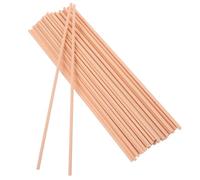 POPETPOP Fiber Diffuser Sticks 50Pcs Khaki 4Mm Essential Oil Refill for Home Office and Relaxing Aromatherapy
