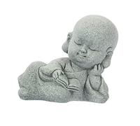 POPETPOP Figurine Decorative Monk Statue Wear Resistant Aquarium Accessory for Fish Tank Decor Unique Home Ornaments for Buddhism Enthusiasts