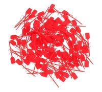 POPETPOP Fire Extinguisher Tamper Seals 100Pcs Plastic Safety Tags with Self-Locking Zip Ties for Commercial Fire Equipment Maintenance Easy Replaceable Pull Pins