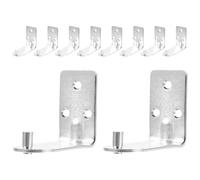 POPETPOP Fire Extinguisher Wall Bracket 10Pcs L Shaped Heavy Duty Metal Holders for Fire Extinguisher Mounting in Vehicle and Workplace
