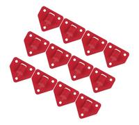 POPETPOP Fire Extinguisher Wall Mount Hook Heavy Duty Steel Bracket 2.44X2.44X0.31In for Office Fire Protection 12 Pack