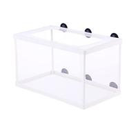 POPETPOP Fish Breeder Net Big Size Fry Hatchery Incubator with Suction Cup for Aquarium