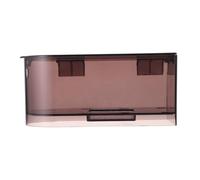 POPETPOP Fish Tank Accessory U-Shaped Hob Filter Box Plastic Material with Side Hook Water Inlet Design Quiet Function for Aquarium Use