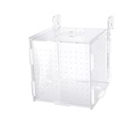 POPETPOP Fish Tank Aquarium Incubator Hatching Box Acrylic for Breeding Isolation Box Prevents Fish Escape Guppies and Bettas