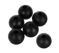 POPETPOP Fitness Cable Ball Stoppers 6Pcs 40Mm Nylon Cable Limit Balls with 8Mm Hole Steel Wire Rope Ends for Gym Pulley Machine Accessories