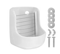 POPETPOP Fixed Tip Feeder Small Animal Food Bowl Rack for Guinea Pig Rabbit Chinchilla Hay Feeder for Rabbit Hay