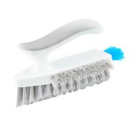 POPETPOP Floor Groove Cleaning Brush with Curved Handle Sturdy Gaps Cleaning Tool for Window Tracks Shower Doors and Hard to Reach Corners Durable Household Crevice Scrubbing Brush