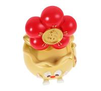 POPETPOP Flower Statue Figurine Decorative Accessory for Living Room and Office Healing Nature- Home Decor Ornament for Luck and Prosperity