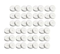 POPETPOP Foam Cushion Earring Backs 100Pcs Shock Absorbing White Pads for Earrings Protection and Comfort