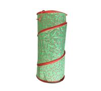POPETPOP Foldable Cat Tunnel Toy Christmas Series for Indoor Cats Funny Kitten Plaything and Pet Supplies