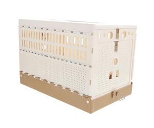 POPETPOP Foldable Pigeon Transport Cage for Small Animals, Scratch-resistant Abs and Pvc Material, Easy Assembly Portable Bird Cage Suitable for Domestication and Transportation