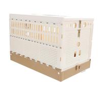 POPETPOP Foldable Portable Pigeon Cage for Small Animals with Scratch-resistant Abs and Pvc Material, Lightweight Transportation Cage for Training and Easy Assembly