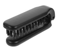 POPETPOP Folding Beard Grooming Brush with Boar Bristles, Portable Mustache Styling Brush for Men, Compact Travel Hair Detangler and Beard Shaping Tool