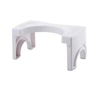 POPETPOP Folding Plastic Toilet Footstool for Adults Slip Bathroom Stepping Stool with Durable Space Saving Squatting Stool for Improved Toilet Experience