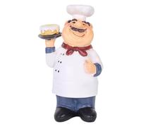POPETPOP for Chef Mini Cake Sculpture Ornament Made of Resin, Portable and Practical Decorative Decor Figurine with Excellent Craftsmanship Bar and Canteen Home Cafe