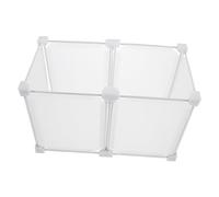 POPETPOP Freezer Divider Rack Storage Refrigerator Fridge Freezer Organizer Bins Freezer Partition Chest Freezer Storage Bins Chest Freezer Basket for Kitchen White Plastic