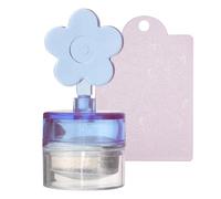 POPETPOP French Nail Stamper Silicone Nail Art Stamper with Flower Handle Removable Design for Home and Beauty Salons Gift for Friend Who Loves to Do