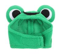 POPETPOP Frog-shaped Hamster Hat Small Pets Lovely Hat Easy to Put and Take off Lightweight Cotton Cloth Cartoon Design Creative Style for Easter and Christmas Kittens and Rats