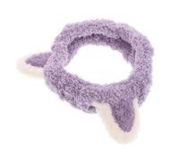 POPETPOP Fuzzy Cat Ears Headband Plush Soft Cat Spa Headband for Face Washing Makeup Application for Adult Women and Teen Girls