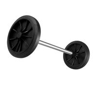 POPETPOP Garbage Bin Wheels Replacement Plastic Trash Pulley Wheels Easy to Maneuver Reduces Worker Strain Suitable for Garbage Containers in Buildings and Public Places