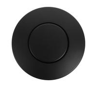 POPETPOP Garbage Disposal Button Kit with Air Switch for Kitchen Sink, Universal Compatibility, Easy to Clean Plastic Push Button with Matte Black Smooth Surface, for Food Waste Disposer